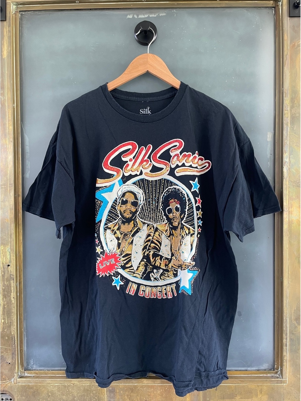 Silk Sonic Bruno Mars Anderson .Paak Deadstock Concert Tee Various Sizes - Picture 2 of 5